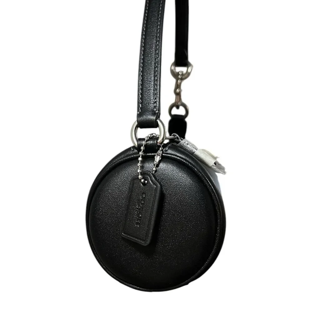 COACH Nolita Barrel Bag Black Leather